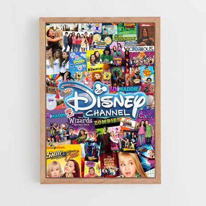 ap-disney channel-1 cadre Bois clair