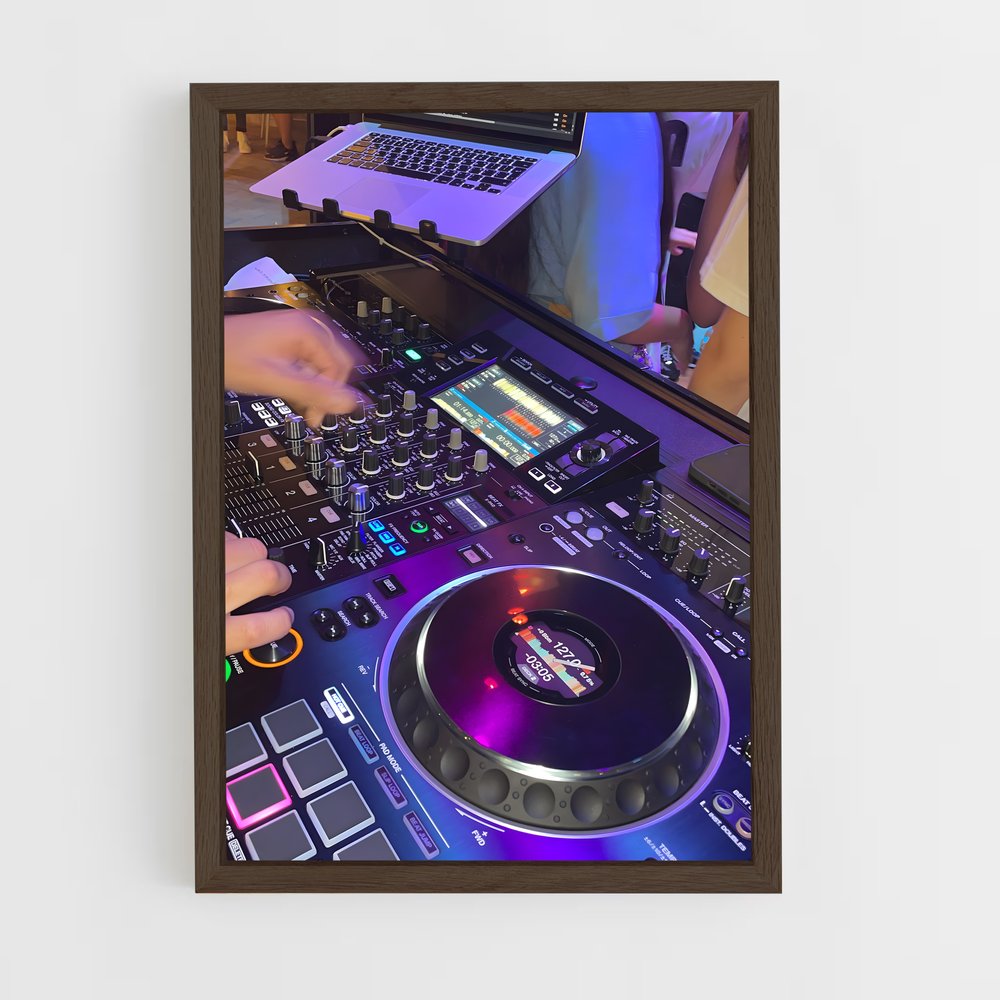 ap-dj-3 cadre Bois foncé