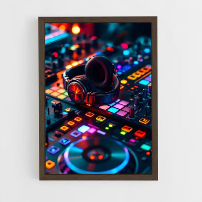 ap-dj-5 cadre Bois foncé