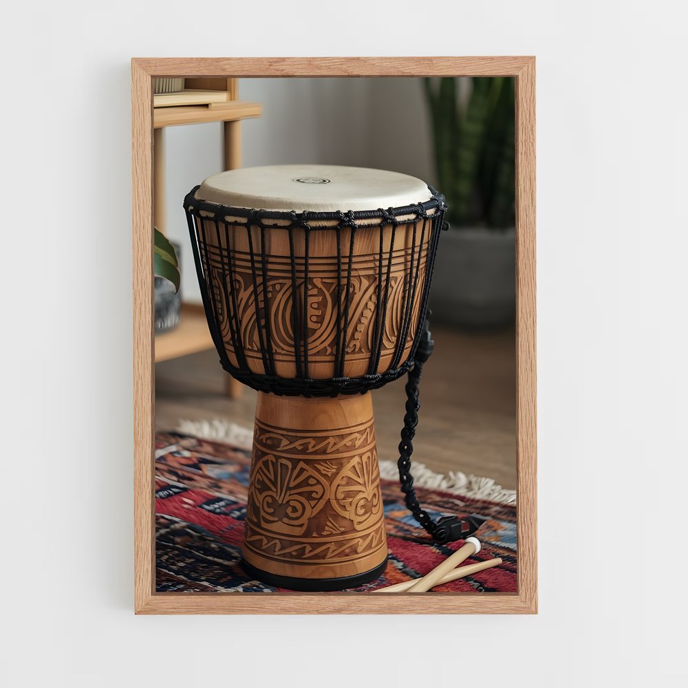 ap-djembe-1 cadre Bois clair