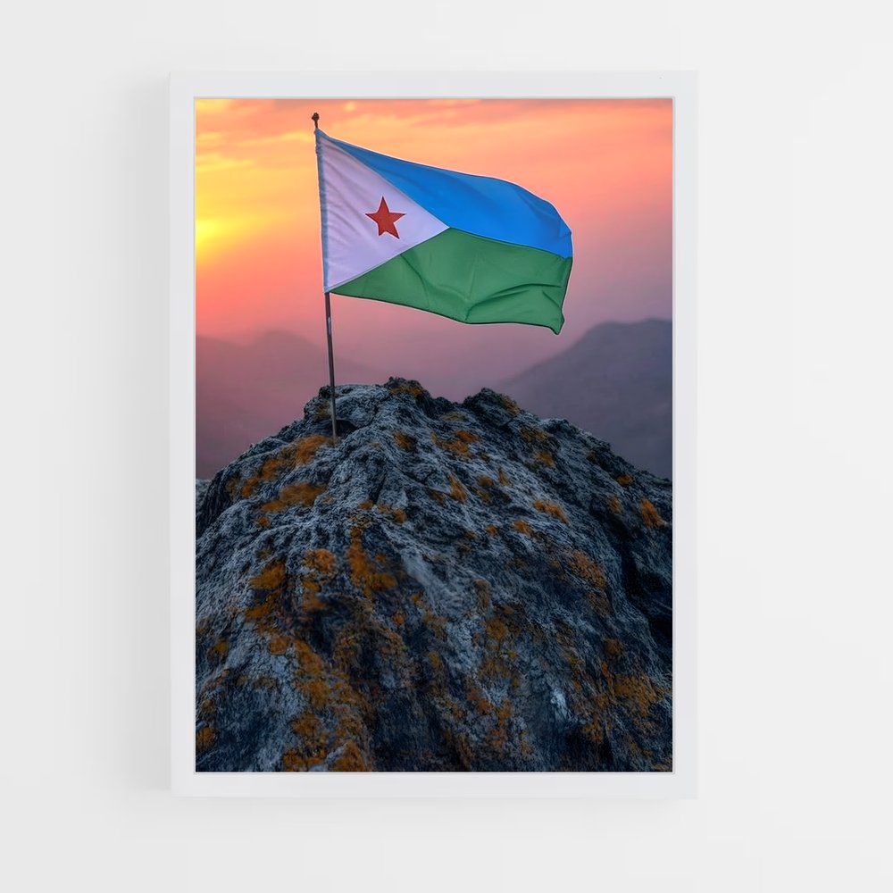 ap-djibouti flag-1 cadre Blanc