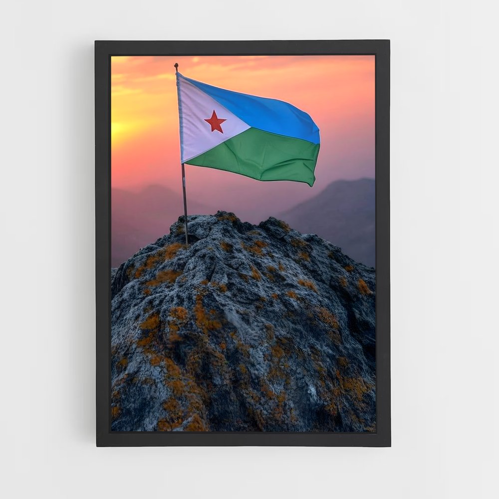 ap-djibouti flag-1 cadre Noir
