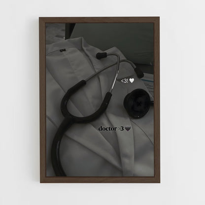 ap-doctor-12 cadre Bois foncé