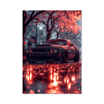 Poster Feu Rouge au Parc