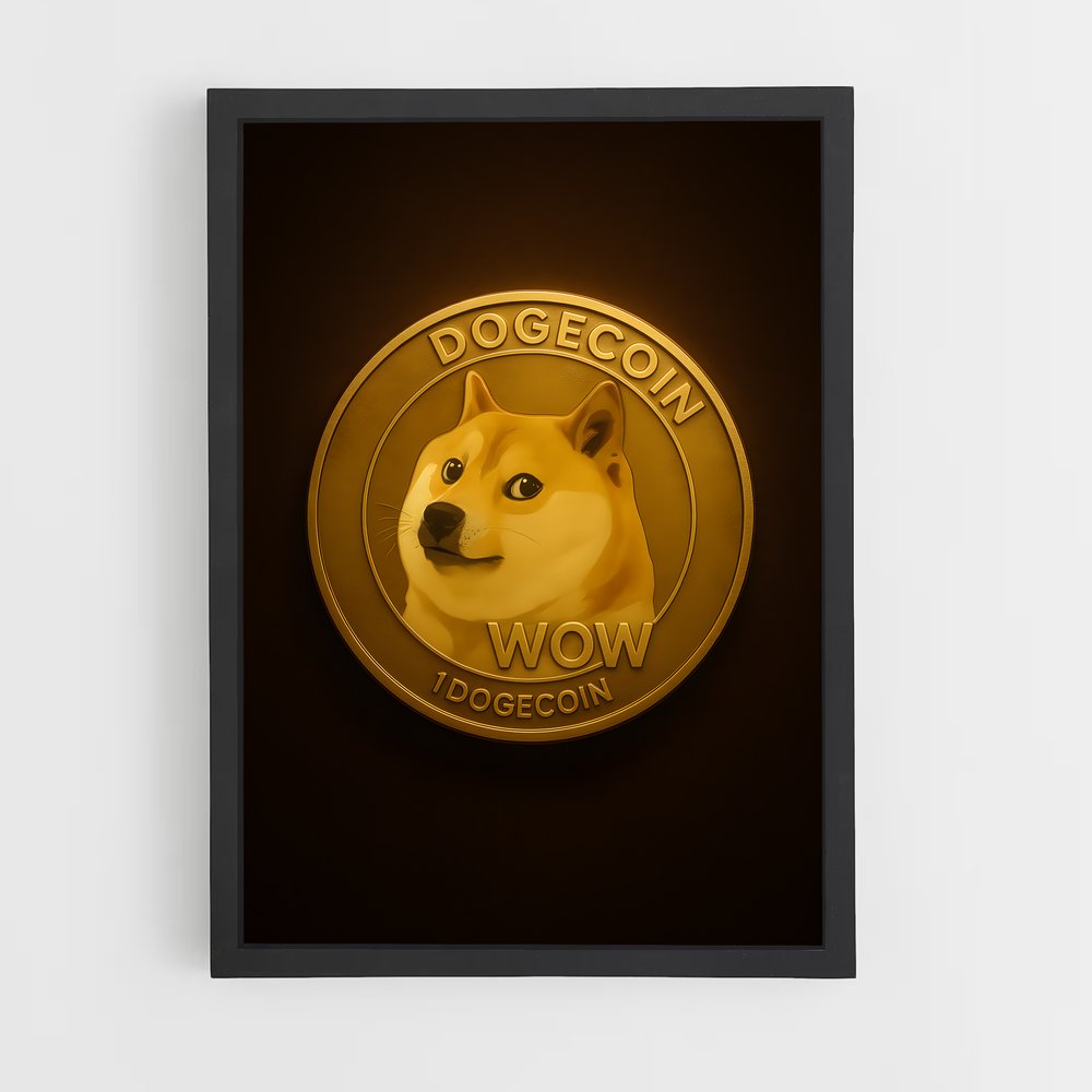 ap-dogecoin-1 cadre Noir