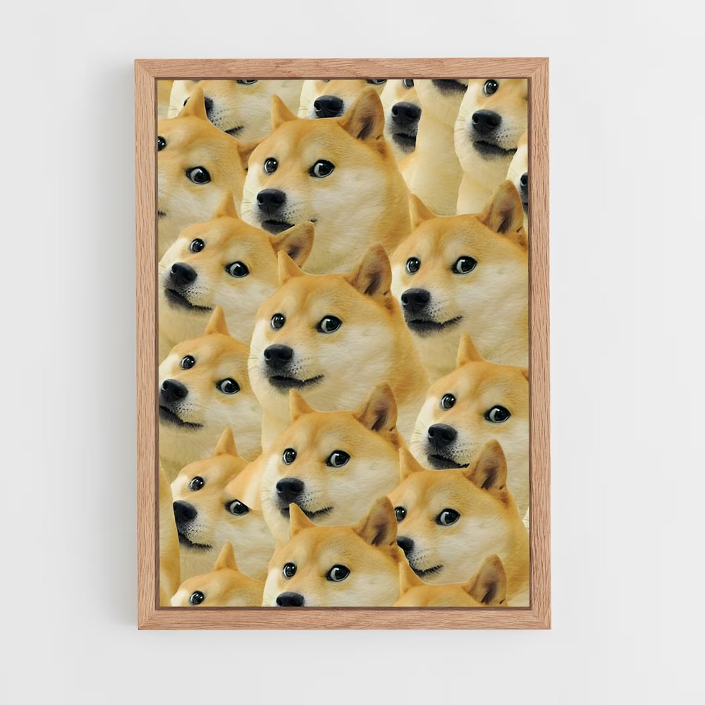 ap-dogecoin-3 cadre Bois clair