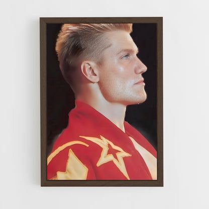 ap-dolph lundgren-4 cadre Bois foncé