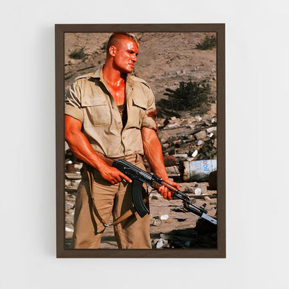 ap-dolph lundgren-7 cadre Bois foncé
