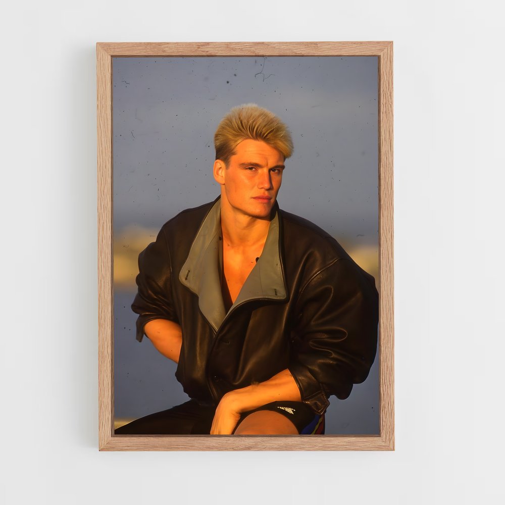 ap-dolph lundgren-8 cadre Bois clair