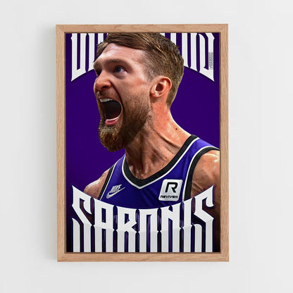 ap-domantas sabonis-10 cadre Bois clair