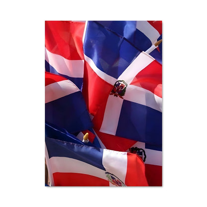 Poster Unis par le Drapeau