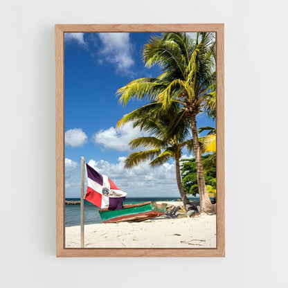 ap-dominican republic flag-3 cadre Bois clair