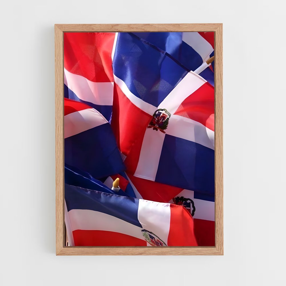 ap-dominican republic flag-4 cadre Bois clair