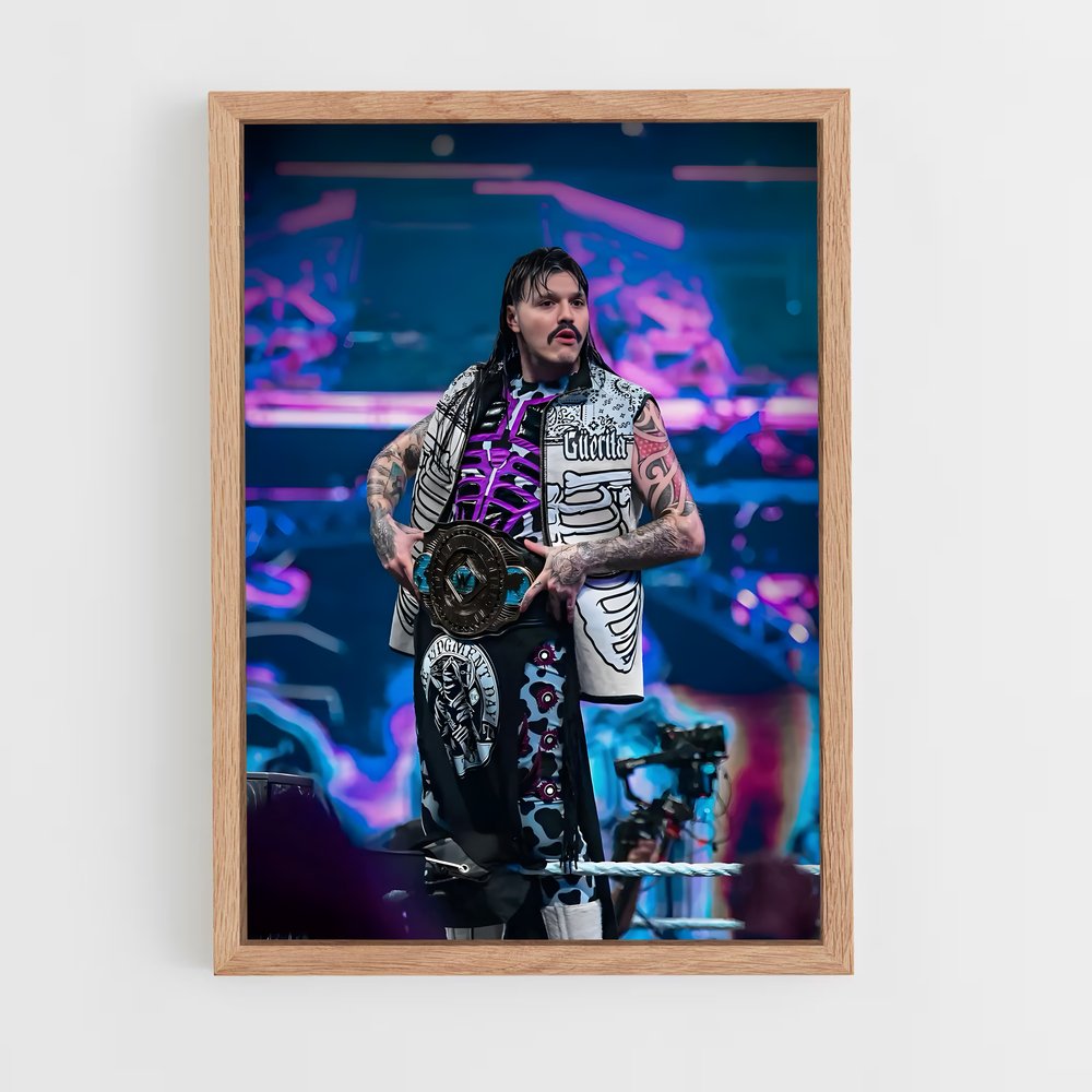 ap-dominik mysterio-2 cadre Bois clair