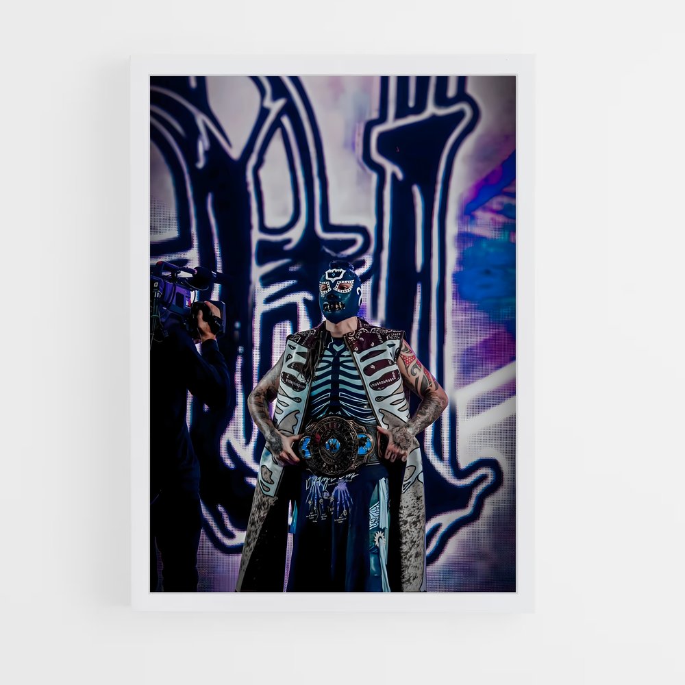 ap-dominik mysterio-4 cadre Blanc
