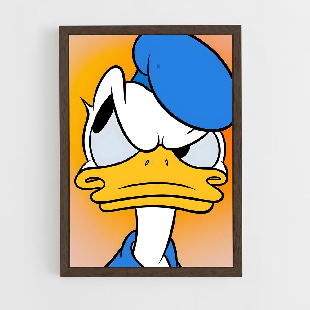 ap-donald duck-2 cadre Bois foncé