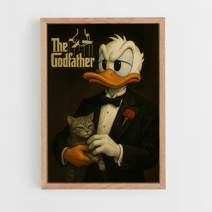 ap-donald duck-7 cadre Bois clair