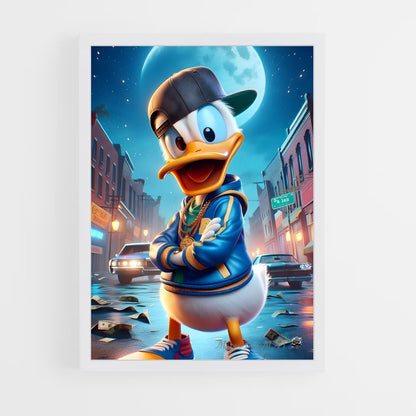 ap-donald duck-8 cadre Blanc