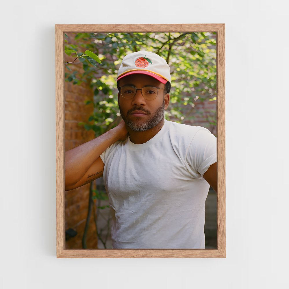 ap-donald glover-2 cadre Bois clair