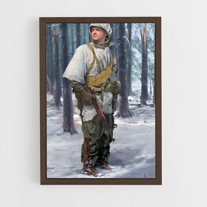 ap-donald malarkey-1 cadre Bois foncé