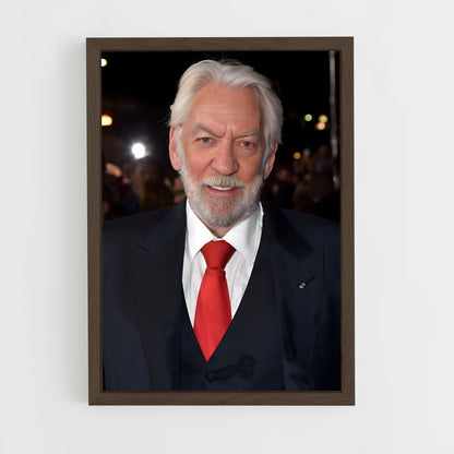 ap-donald sutherland-3 cadre Bois foncé