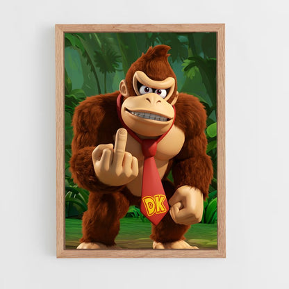 ap-donkey kong-1 cadre Bois clair