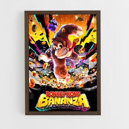 ap-donkey kong-2 cadre Bois foncé