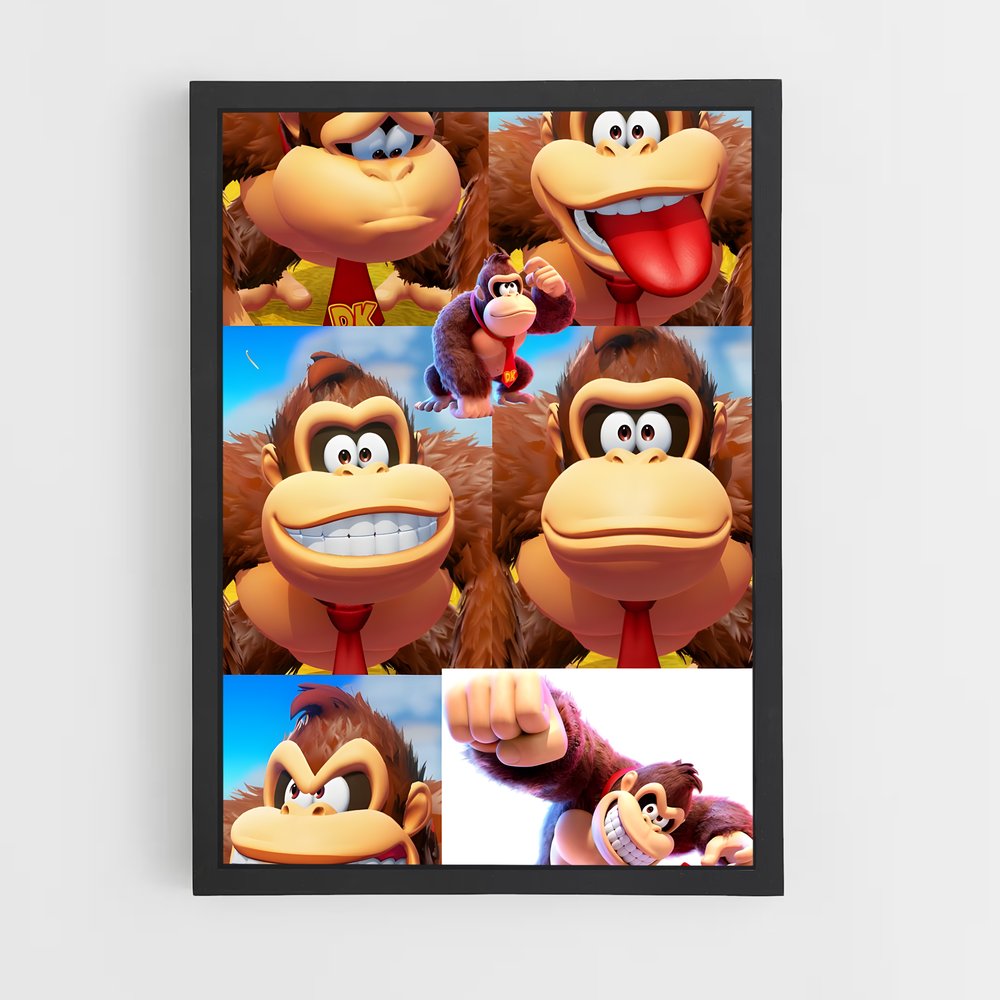 ap-donkey kong-4 cadre Noir