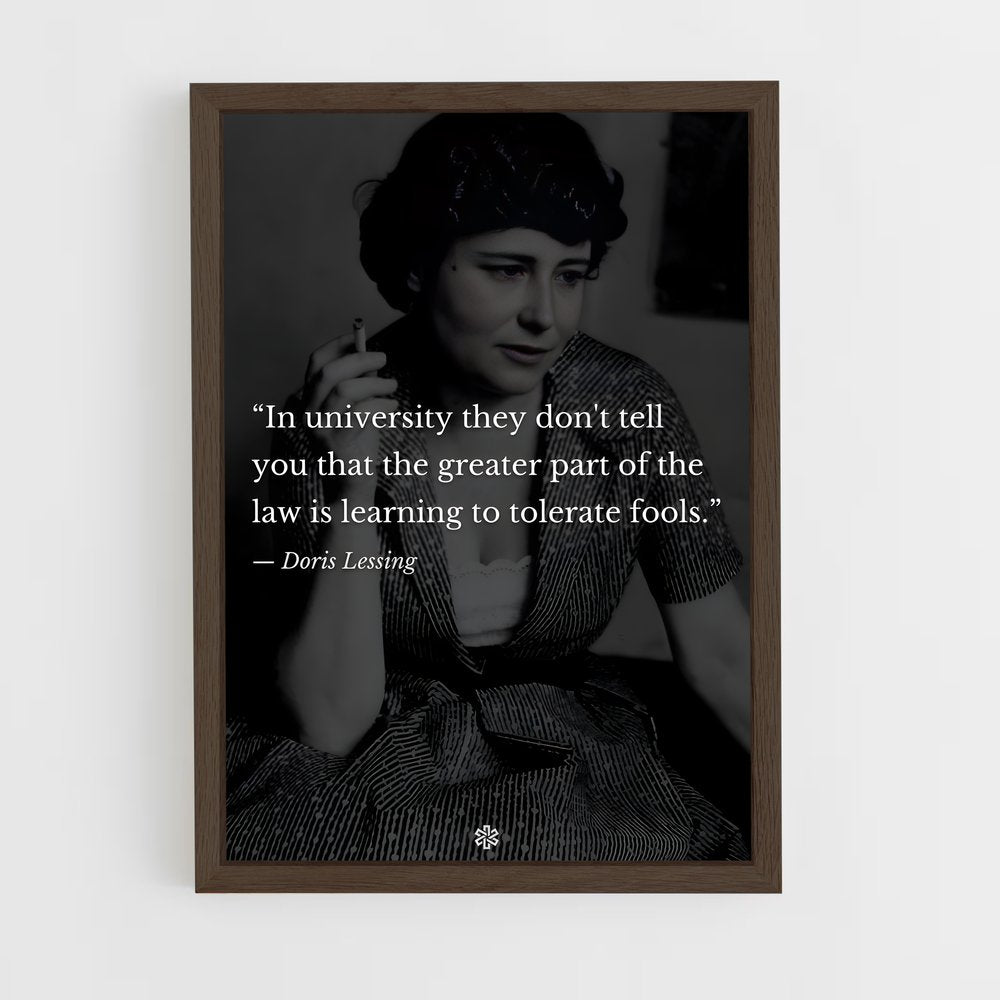 ap-doris lessing-1 cadre Bois foncé