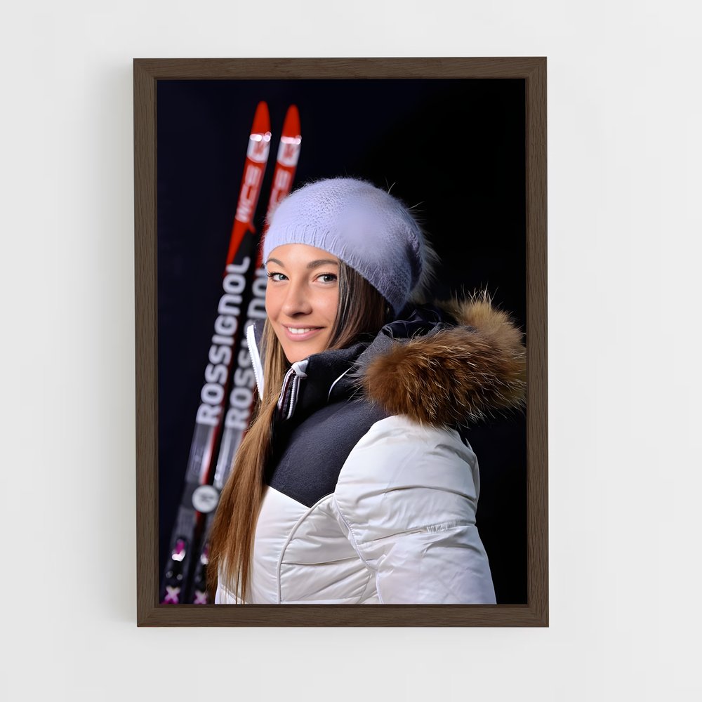 ap-dorothea wierer-4 cadre Bois foncé