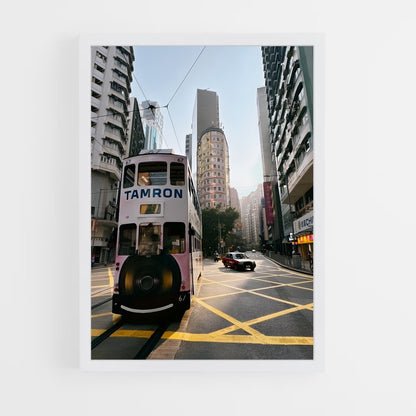 ap-double decker hong kong-4 cadre Blanc