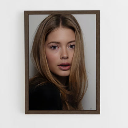 ap-doutzen kroes-4 cadre Bois foncé