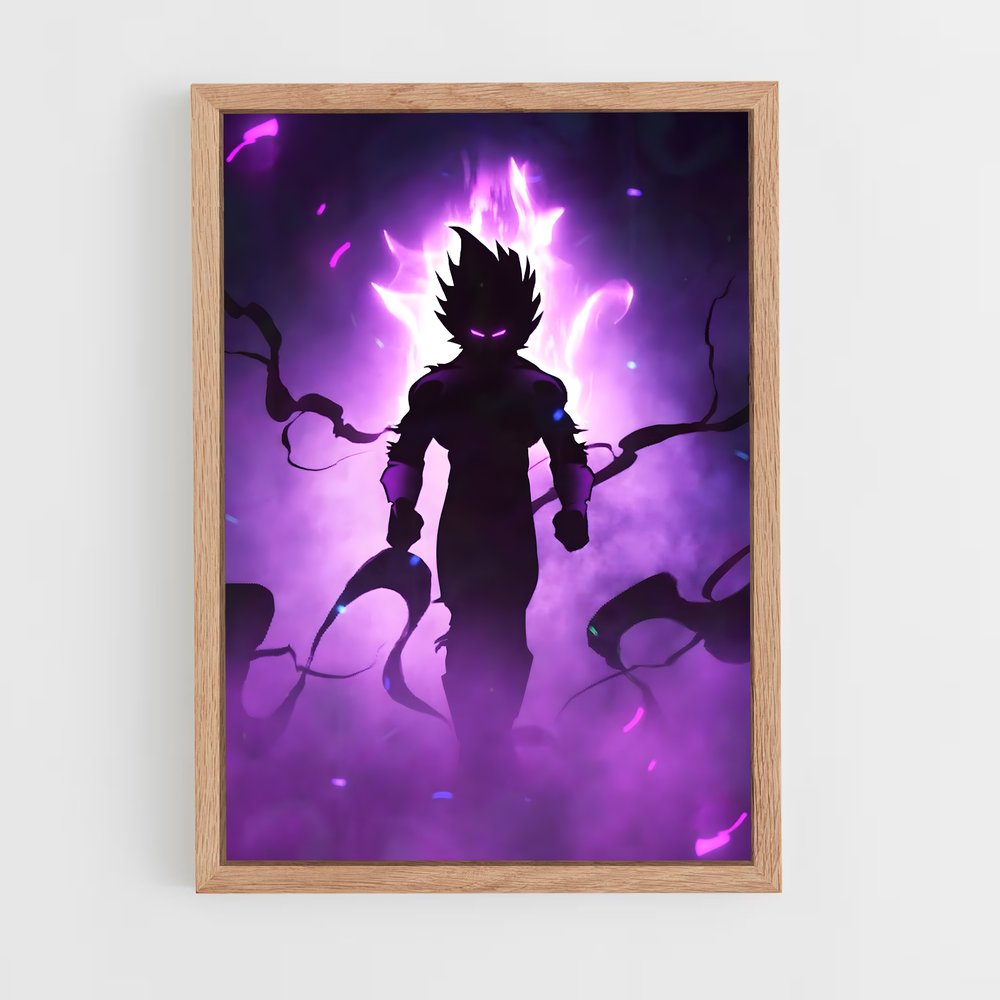 ap-dragon ball-17 cadre Bois clair
