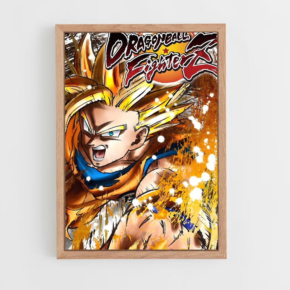 ap-dragon ball fighterz-1 cadre Bois clair