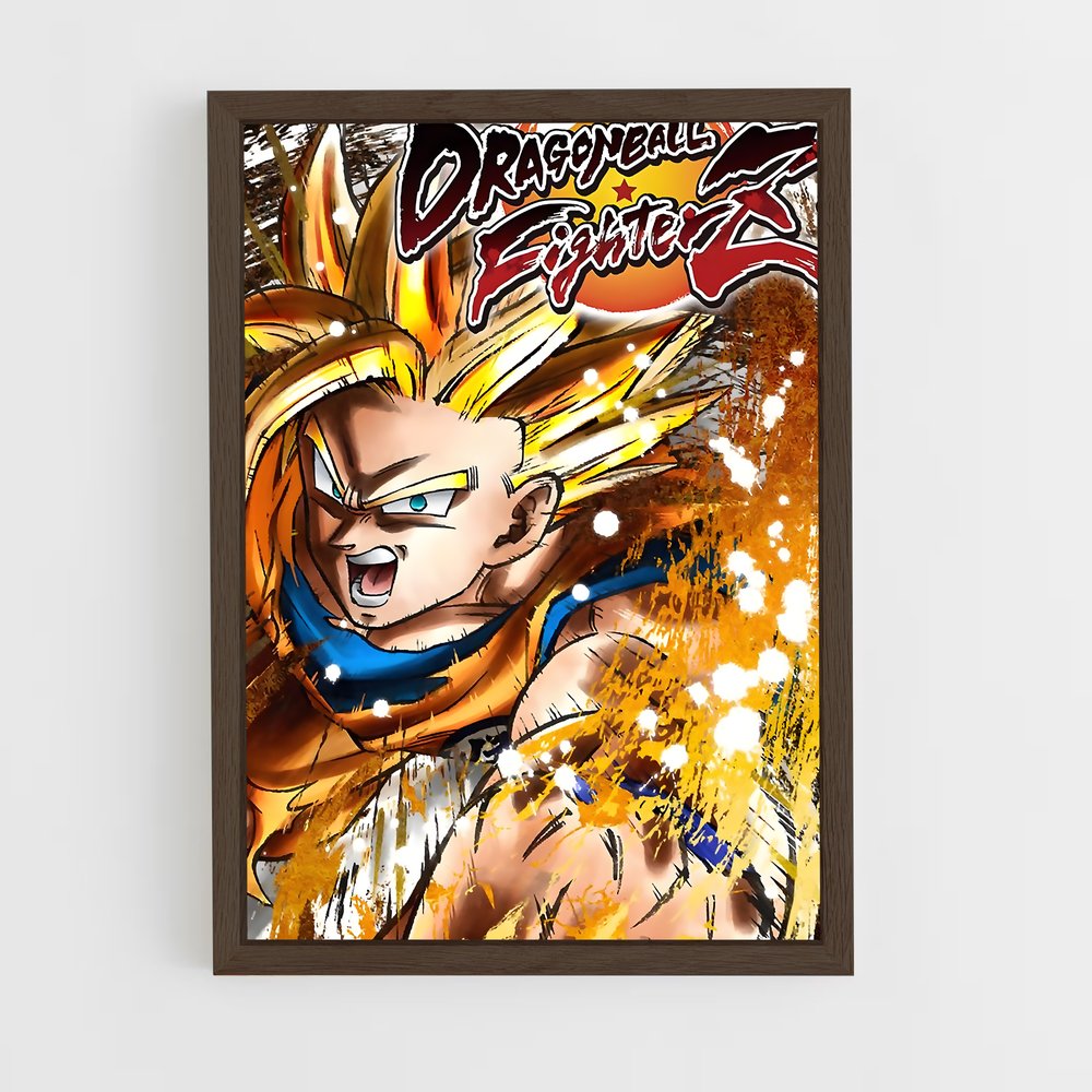 ap-dragon ball fighterz-1 cadre Bois foncé