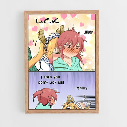 ap-dragon maid-2 cadre Bois clair