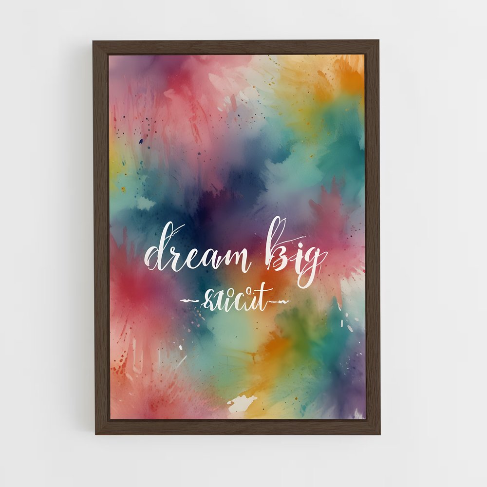 ap-dream big-3 cadre Bois foncé