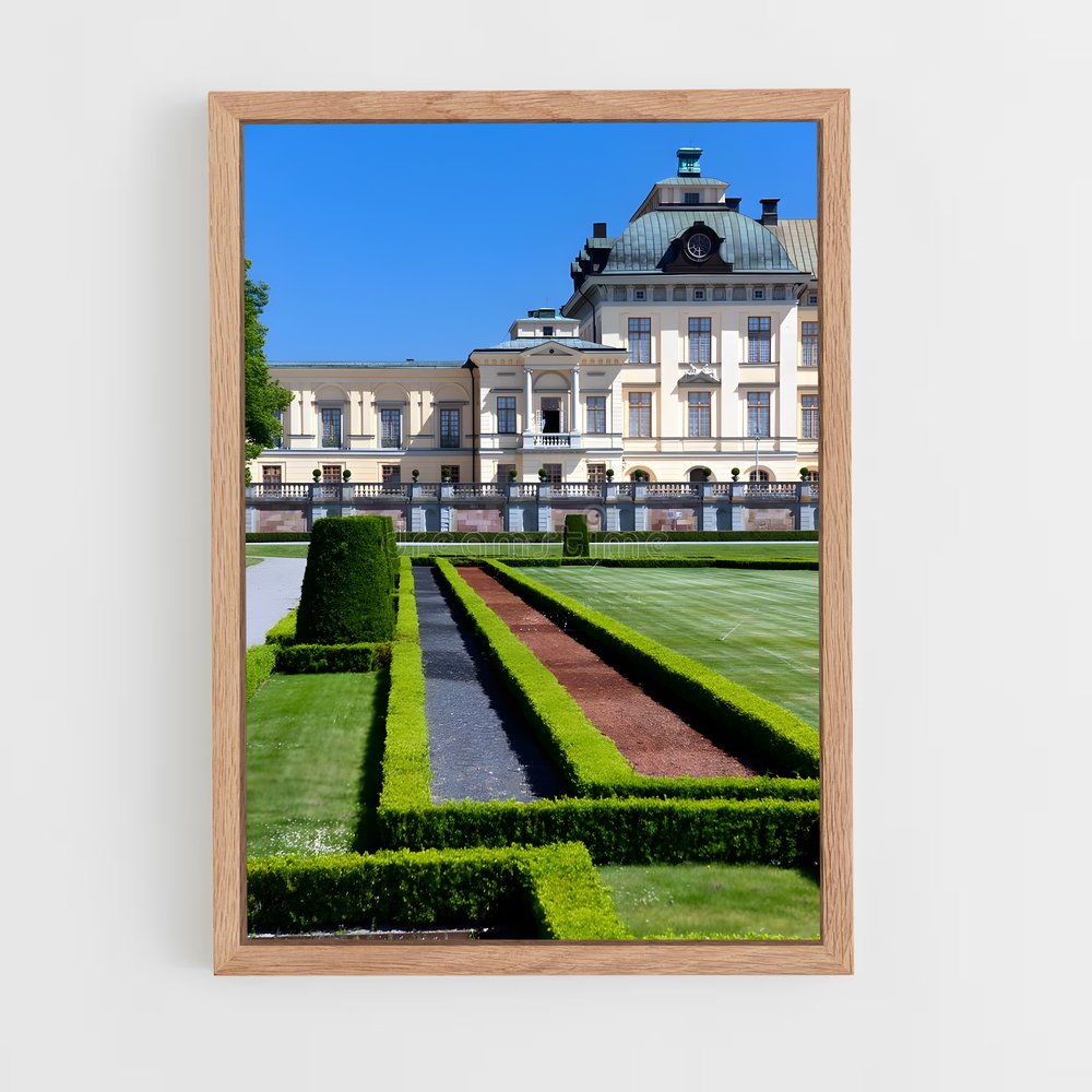 ap-drottningholm palace-1 cadre Bois clair
