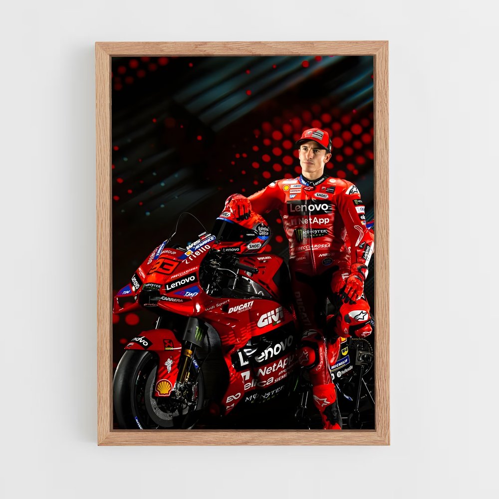 ap-ducati lenovo team-1 cadre Bois clair