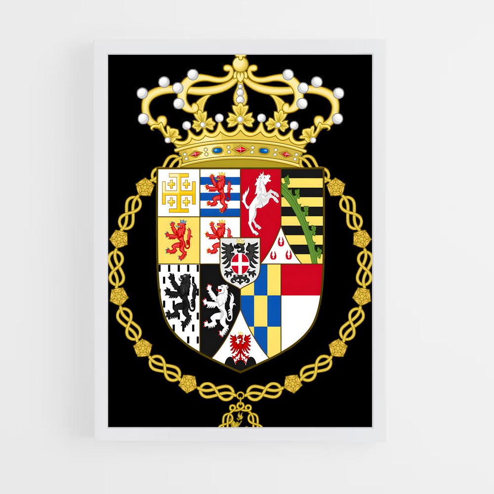 ap-duchy of savoy flag-1 cadre Blanc