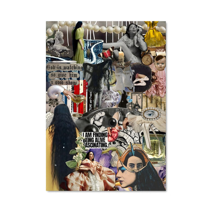 Poster Visages en Colonne