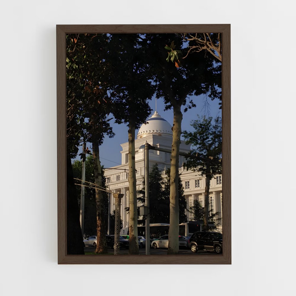 ap-dushanbe-8 cadre Bois foncé