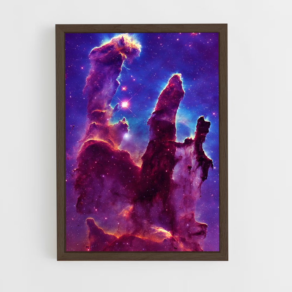 ap-eagle nebula-1 cadre Bois foncé