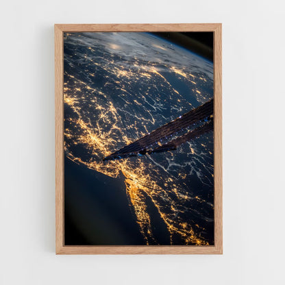 ap-earth from space-10 cadre Bois clair