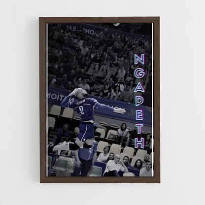 ap-earvin ngapeth-1 cadre Bois foncé