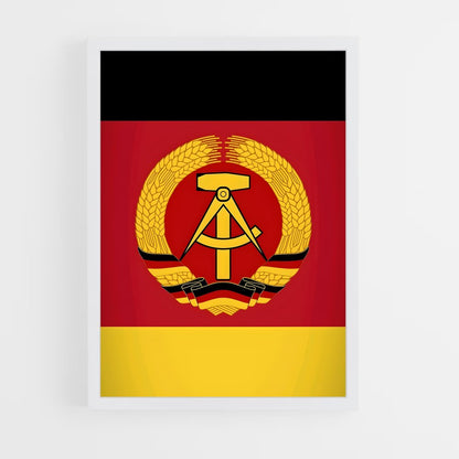 ap-east germany flag-1 cadre Blanc