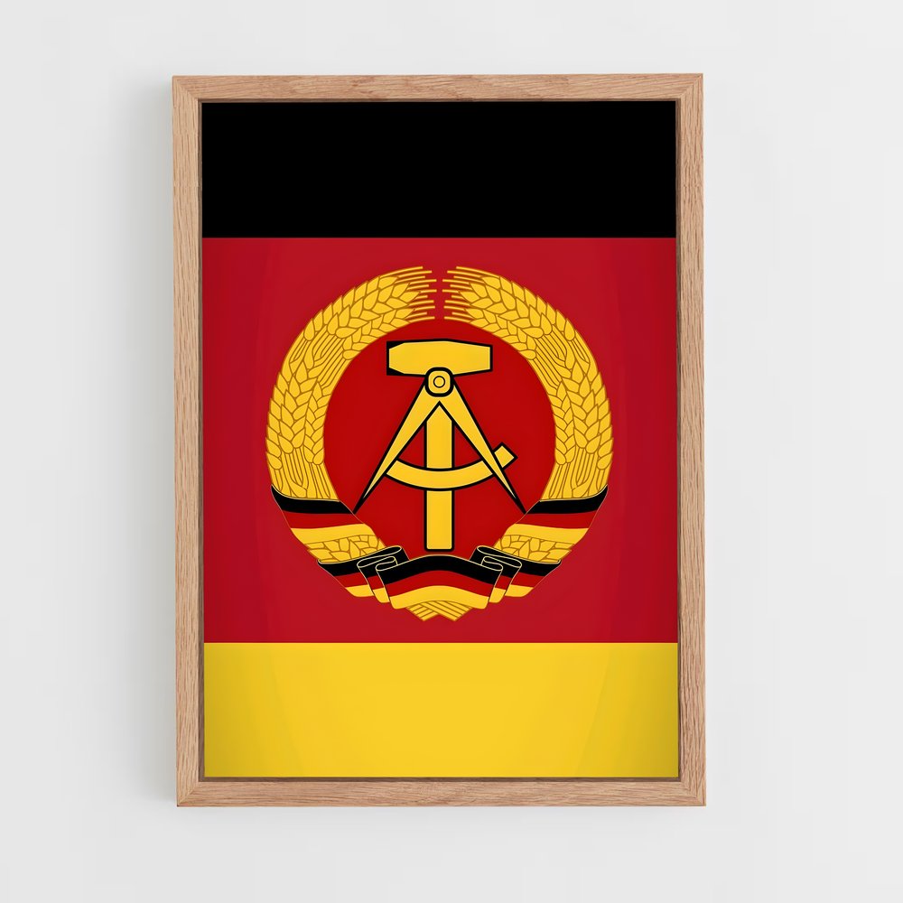 ap-east germany flag-1 cadre Bois clair