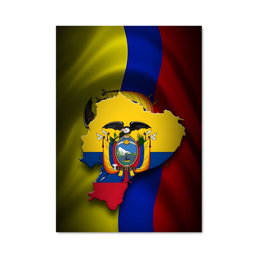 Poster Équateur en Couleurs