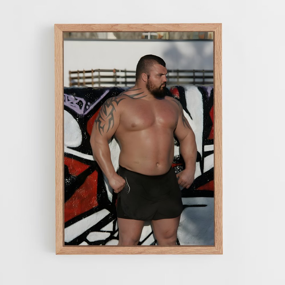 ap-eddie hall-1 cadre Bois clair