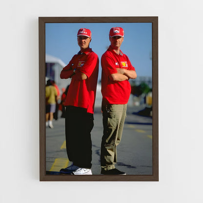 ap-eddie irvine-3 cadre Bois foncé
